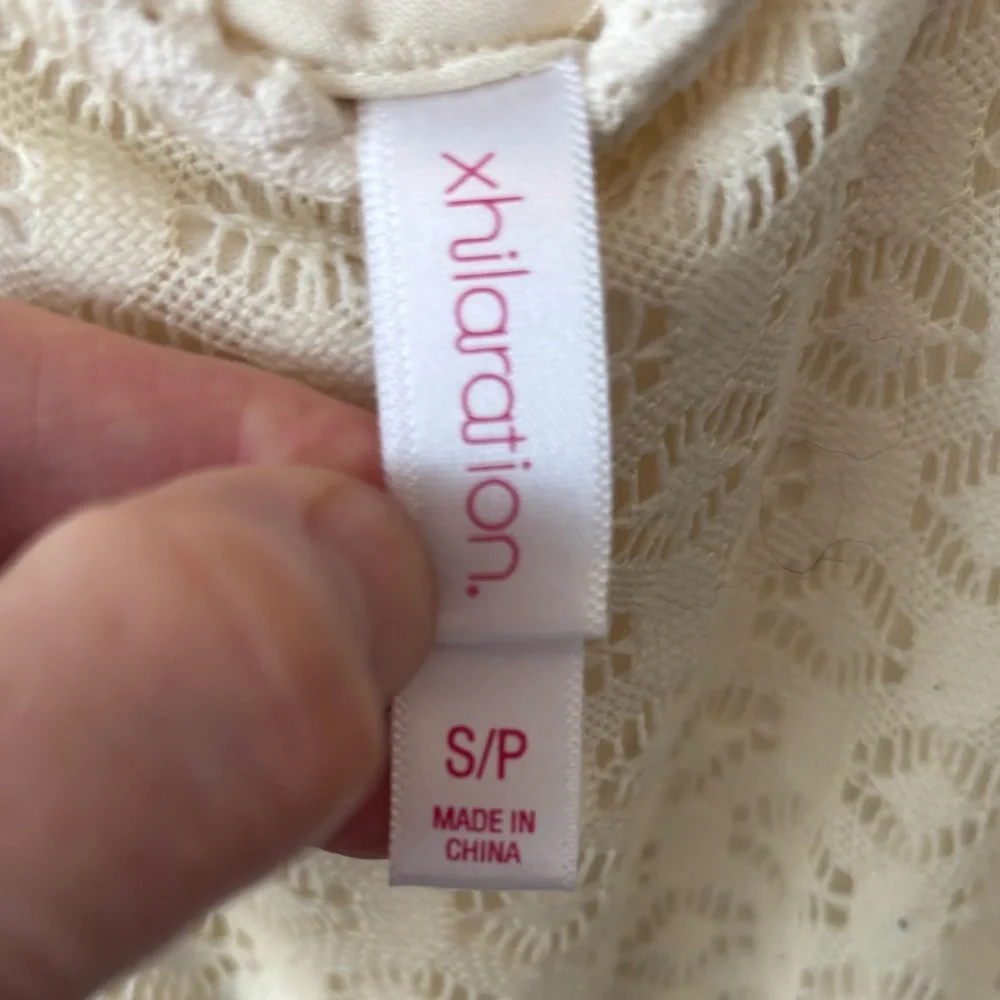 #4 Xhilaration Lace and Patterned Maxi Dress With Slits Small - Picture 2 of 9